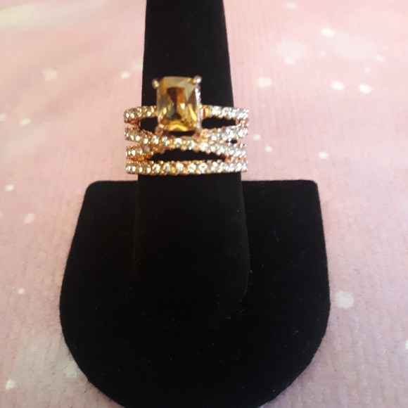 18K Rose Gold Plated Morganite Ring - Picture 6 of 12